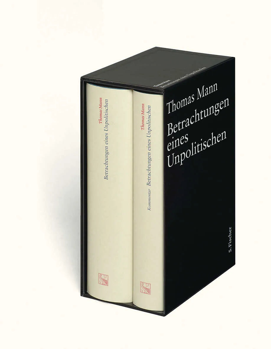 Buchcover von 'Betrachtungen eines Unpolitischen' - Gebundene Ausgabe von Thomas Mann