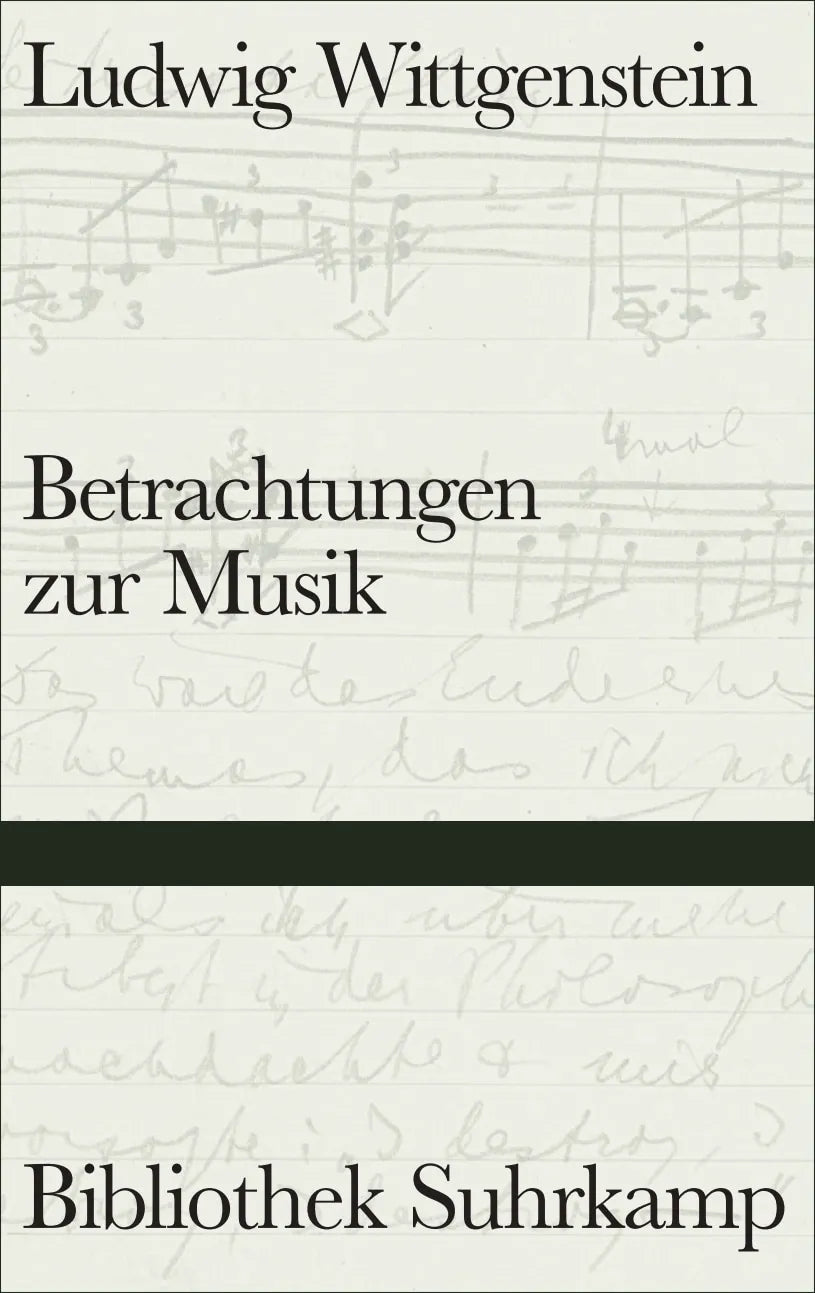 Buchcover von 'Betrachtungen zur Musik' - Gebundene Ausgabe von Ludwig Wittgenstein