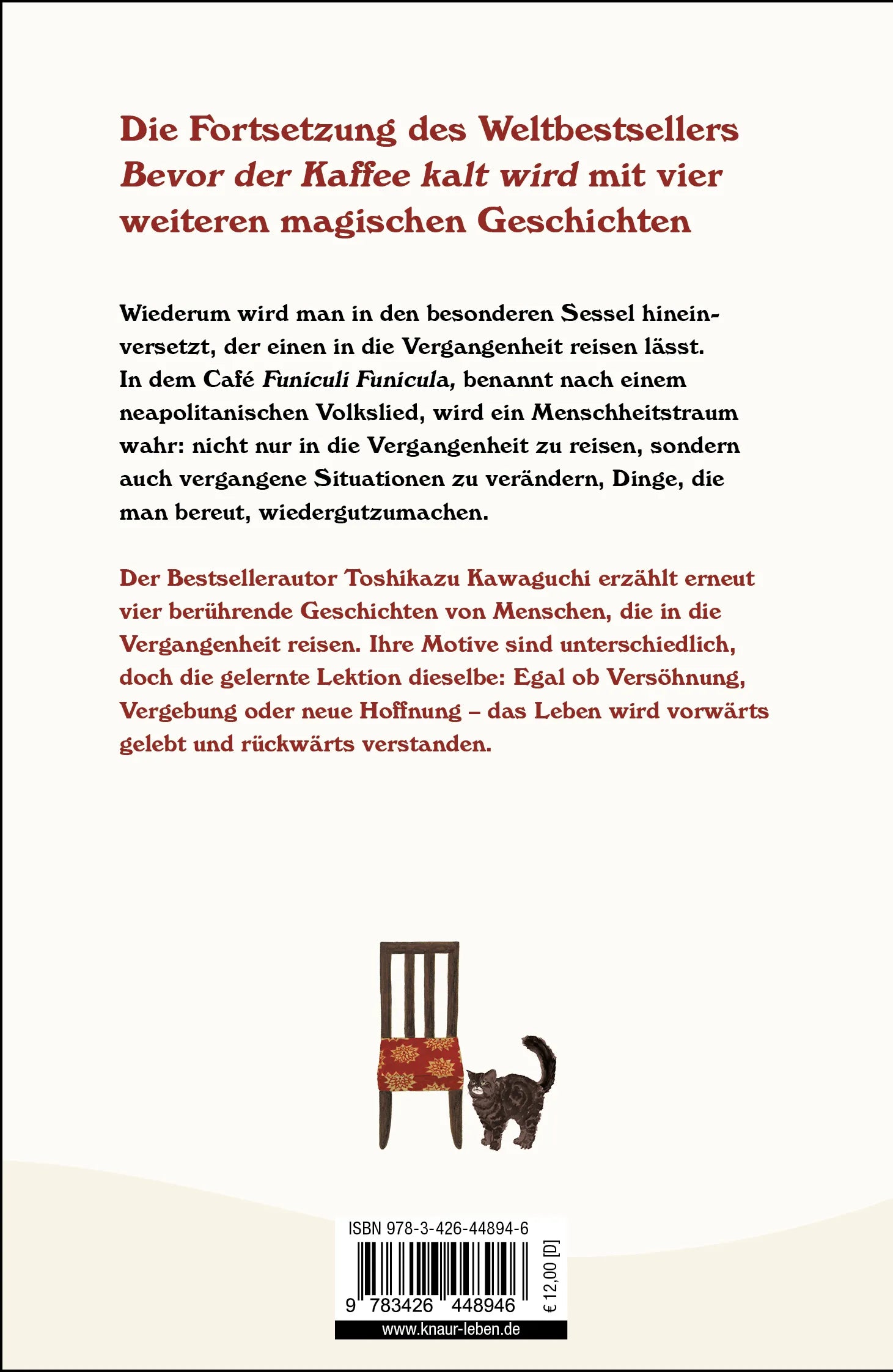 Buchrückseite von 'Bevor es für uns zu spät ist' mit Klappentext - Taschenbuch