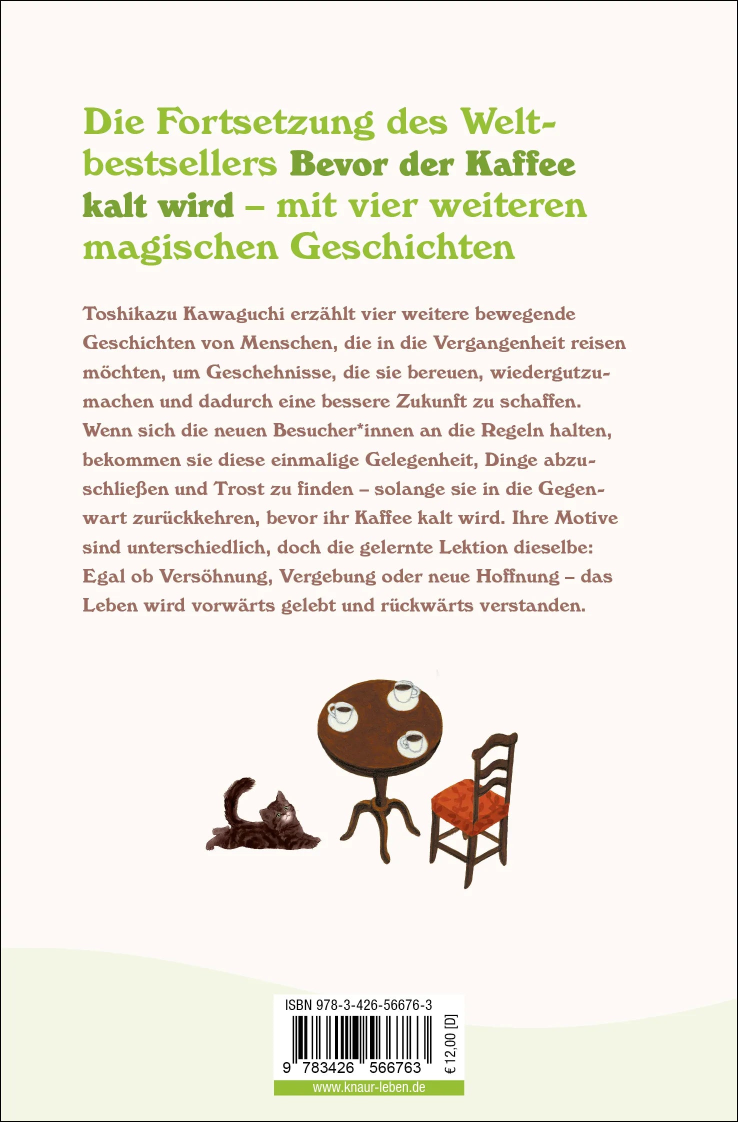 Buchrückseite von 'Bevor wir unsere Freundlichkeit vergessen' mit Klappentext - Taschenbuch