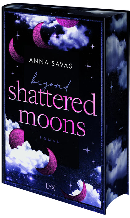 Buchcover von 'Beyond Shattered Moons' - Gebundene Ausgabe von Anna Savas