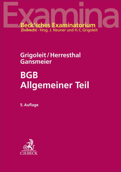 BGB Allgemeiner Teil