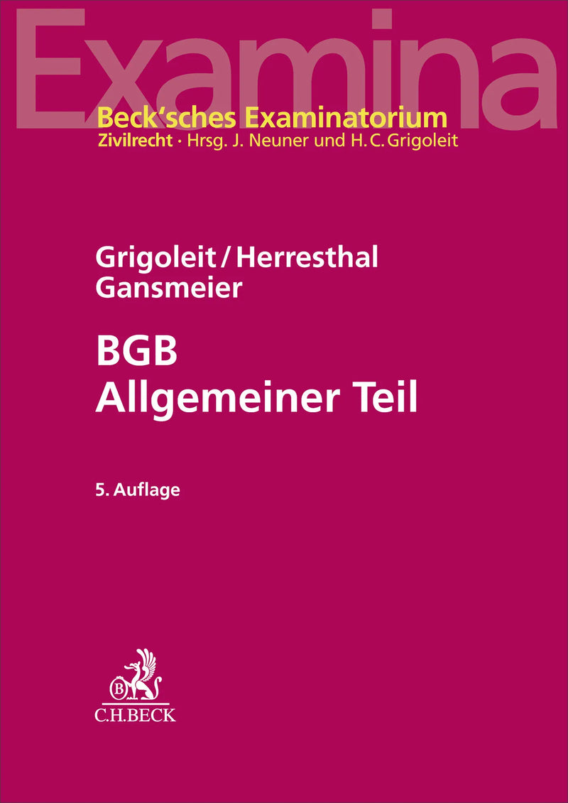 BGB Allgemeiner Teil