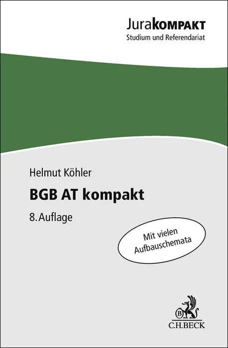 Buchcover von 'BGB AT kompakt' - Taschenbuch von Helmut Köhler