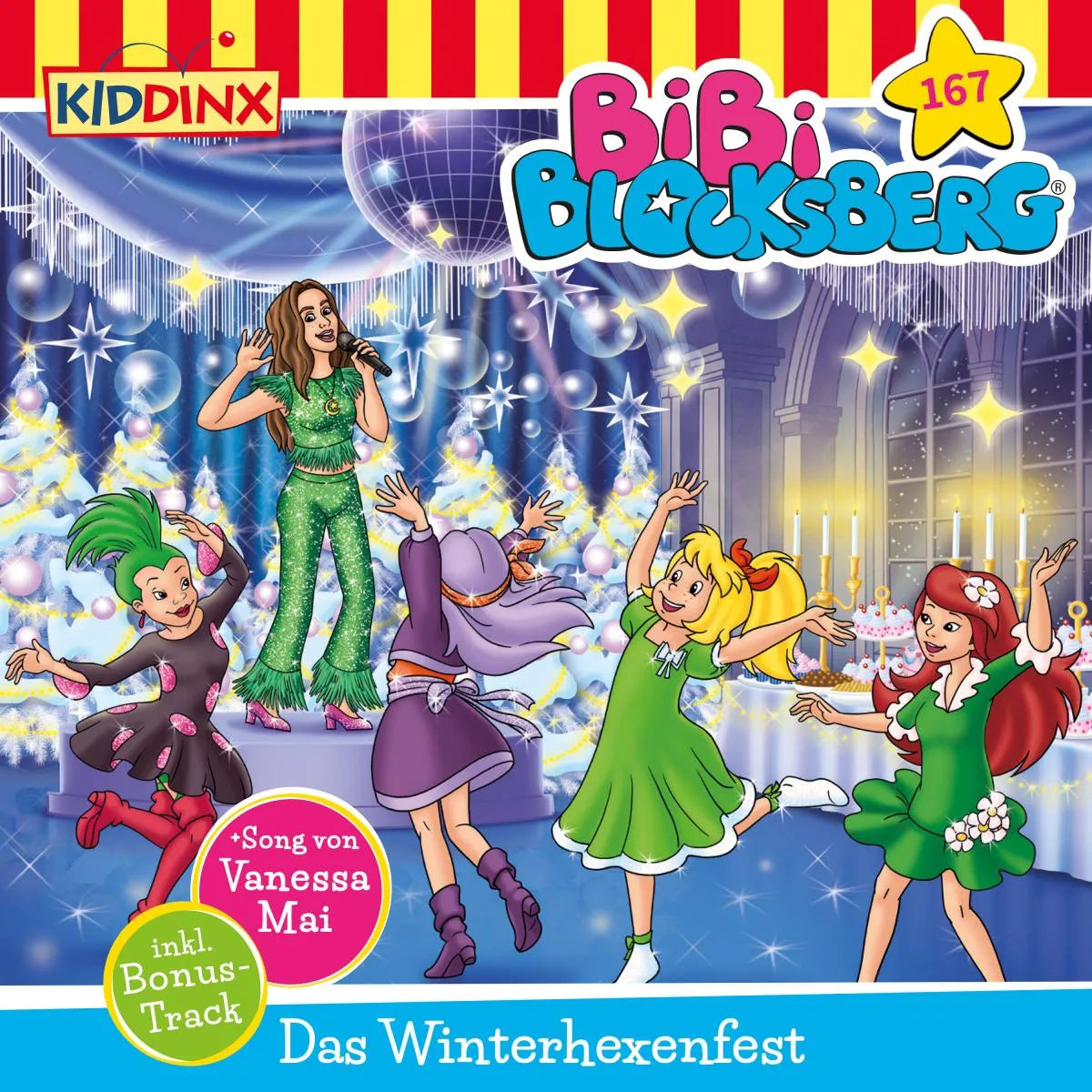 Cover: Bibi Blocksberg, Folge 167: Das Winterhexenfest (Hörbuch Download) von Sebastian Schlecht