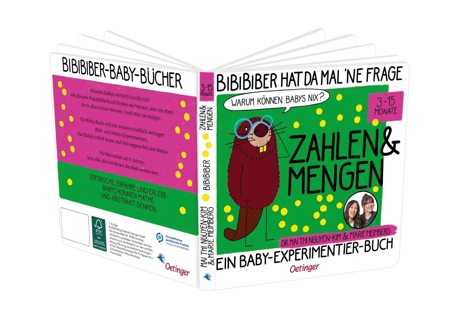 Detailansicht: BiBiBiber hat da mal 'ne Frage. Warum können Babys nix? Zahlen & Mengen (Hardcover)