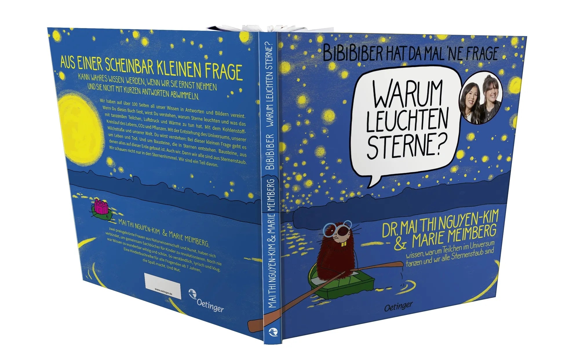 Detailansicht: BiBiBiber hat da mal ’ne Frage. Warum leuchten Sterne? (Hardcover)