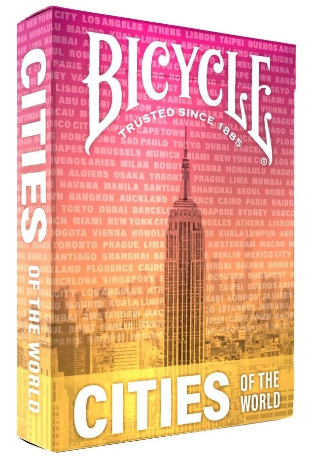 Kartenspiel: Bicycle Cities of the World (Designer Spielkarten, Poker, Skat...)