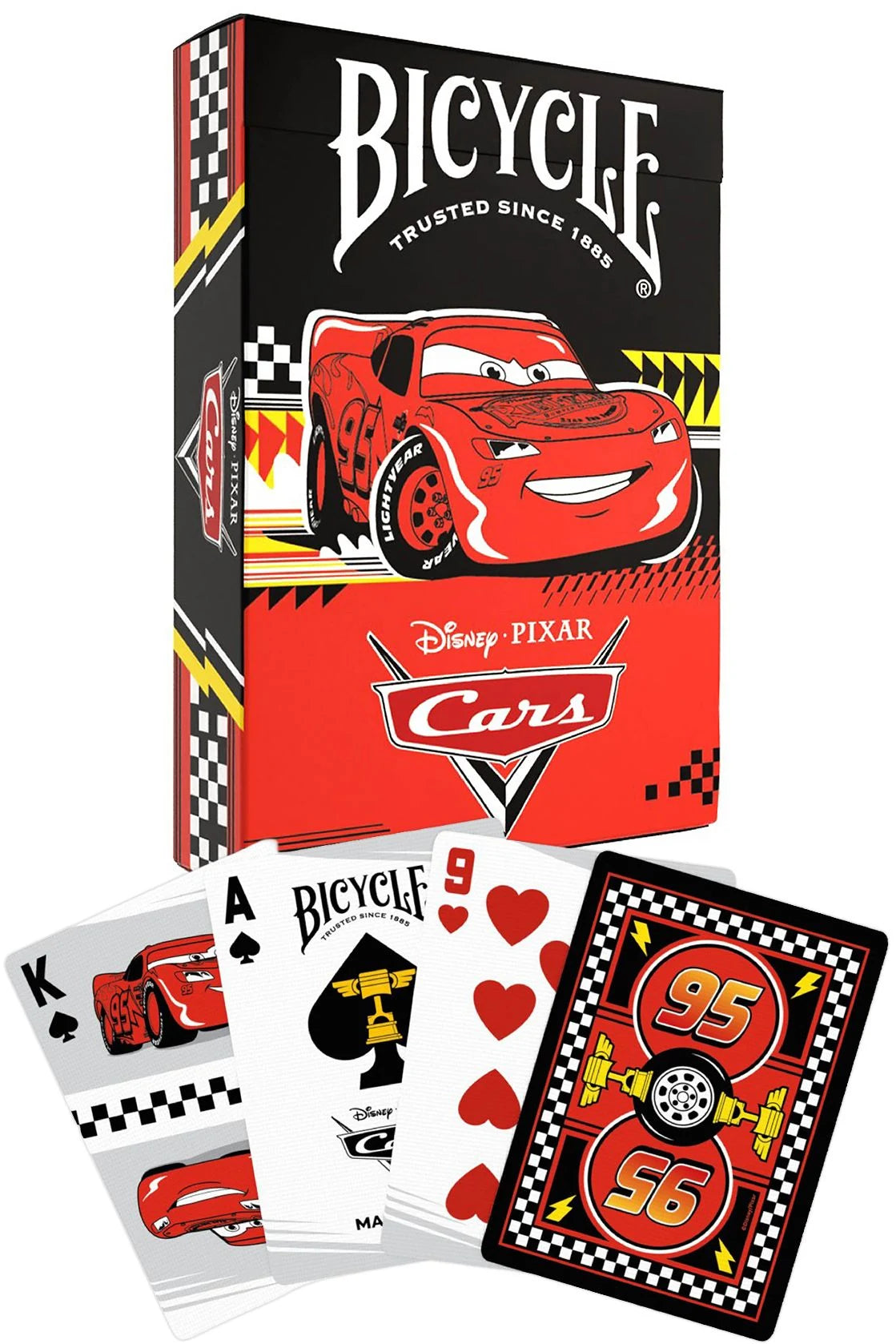 Kartenspiel: Bicycle® Disney Cars (Designer Spielkarten, Poker, Skat...)
