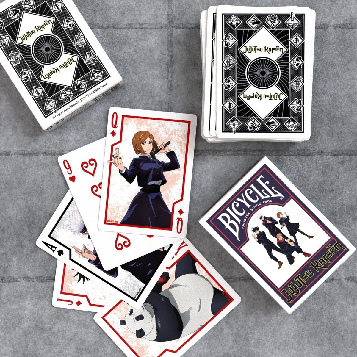 Bicycle Jujutsu Kaizen (Designer Spielkarten, Poker, Skat...) – Ansicht
