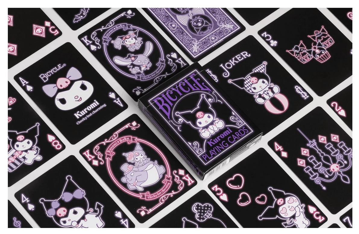 Bicycle Kuromi (Designer Spielkarten, Poker, Skat...) – Ansicht