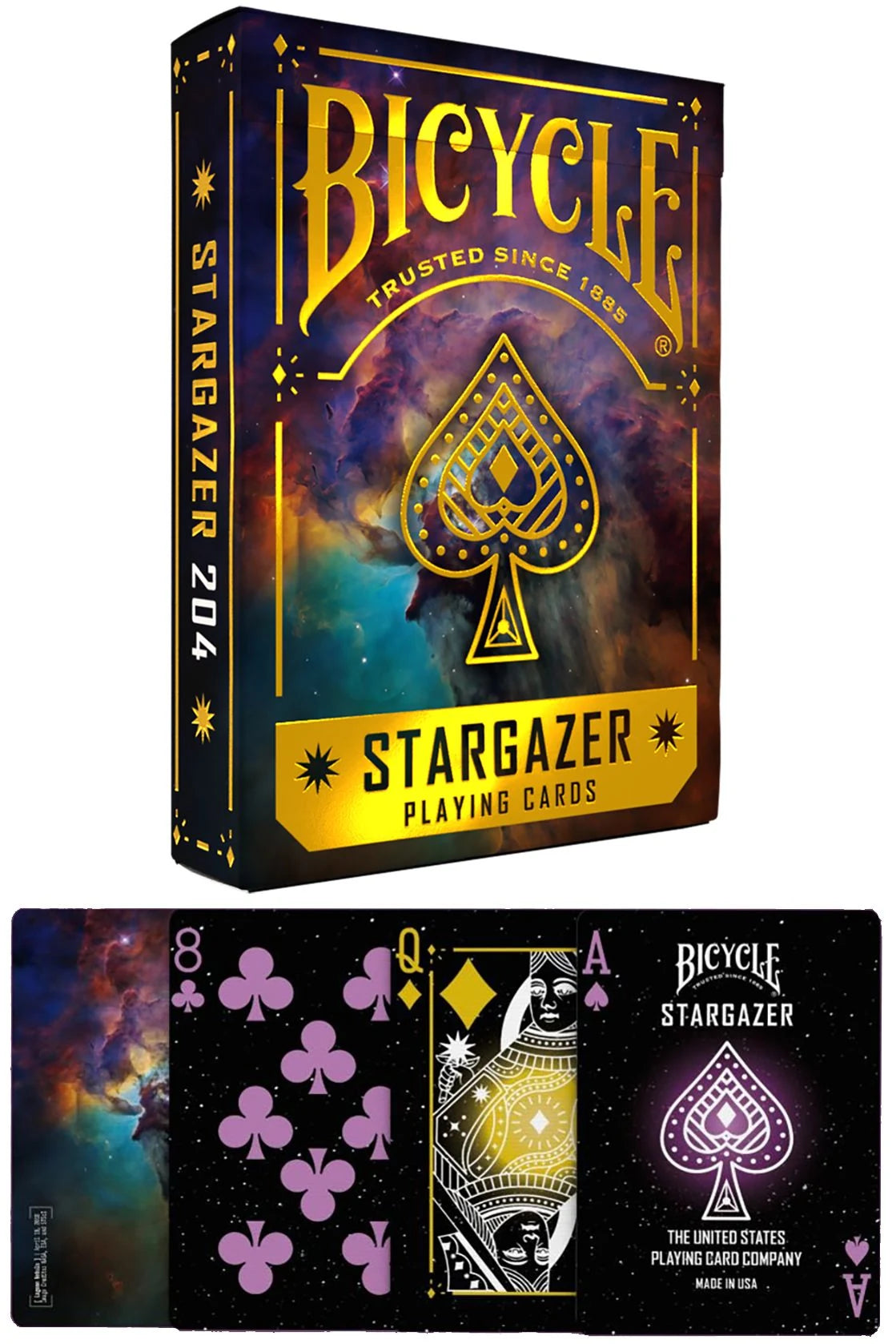 Kartenspiel: Bicycle® Stargazer 204 (Designer Spielkarten, Poker, Skat...)