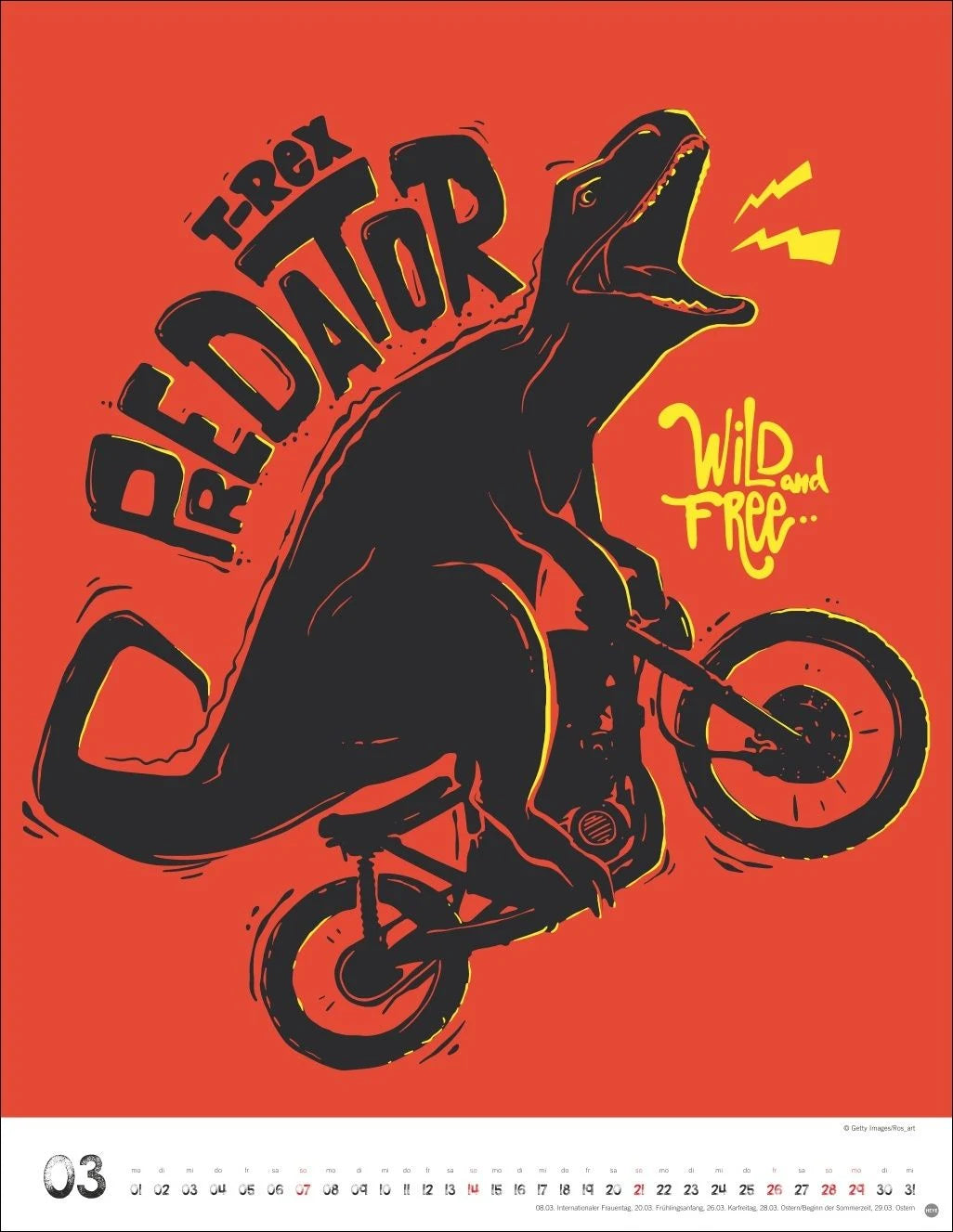 Bike Art Posterkalender 2027 – Ansicht