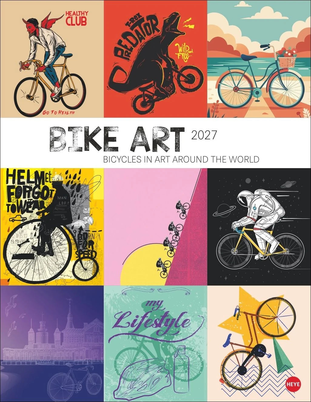 Wandkalender: Bike Art Posterkalender 2027