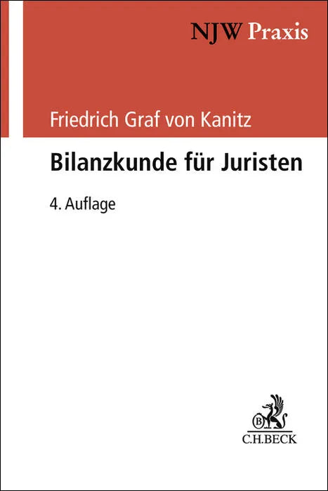 Buchcover von 'Bilanzkunde für Juristen' - Taschenbuch von Friedrich Kanitz