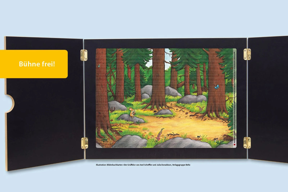 Bilderbuchkarten »Der Grüffelo« von Axel Scheffler und Julia Donaldson – Ansicht