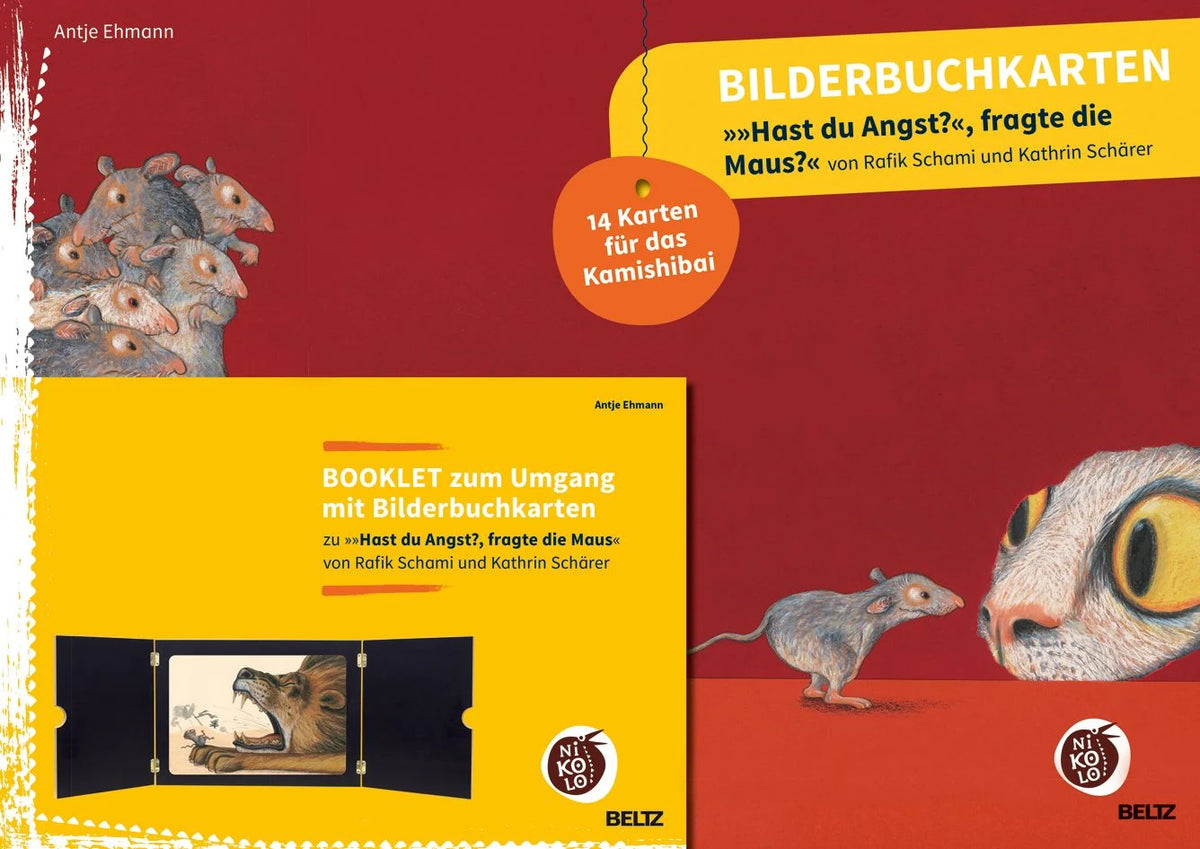Gesellschaftsspiel: Bilderbuchkarten »Hast du Angst?«, fragte die Maus« von Rafik Schami und Kathrin Schärer
