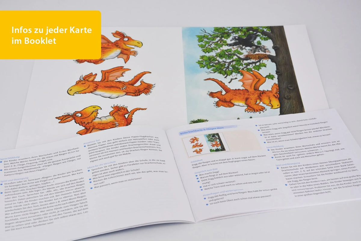 Bilderbuchkarten »Zogg« von Axel Scheffler und Julia Donaldson – Ansicht
