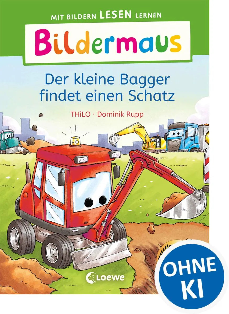 Cover: Bildermaus - Der kleine Bagger findet einen Schatz (E-Book) von THiLO