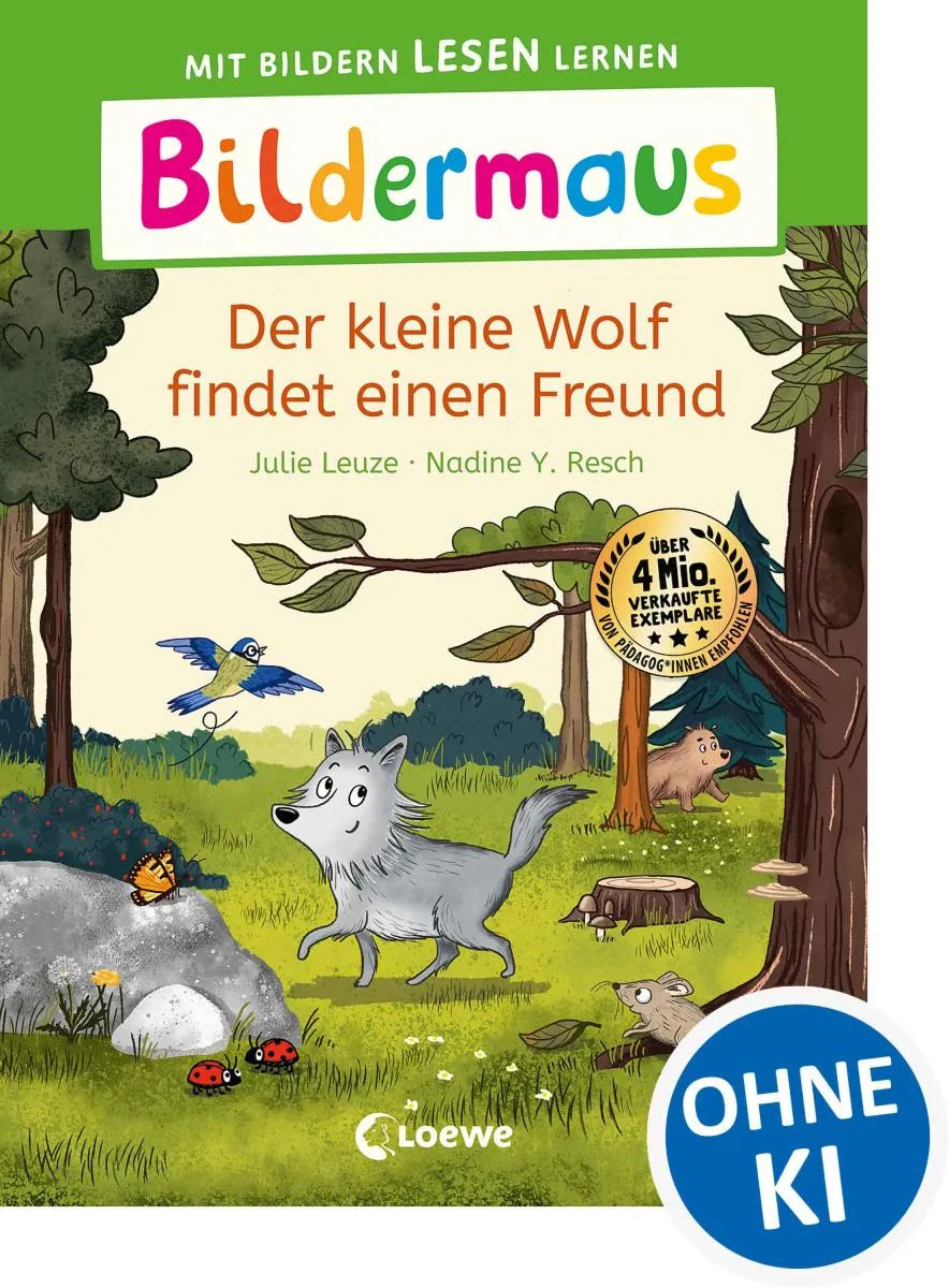 Cover: Bildermaus - Der kleine Wolf findet einen Freund (E-Book) von Julie Leuze