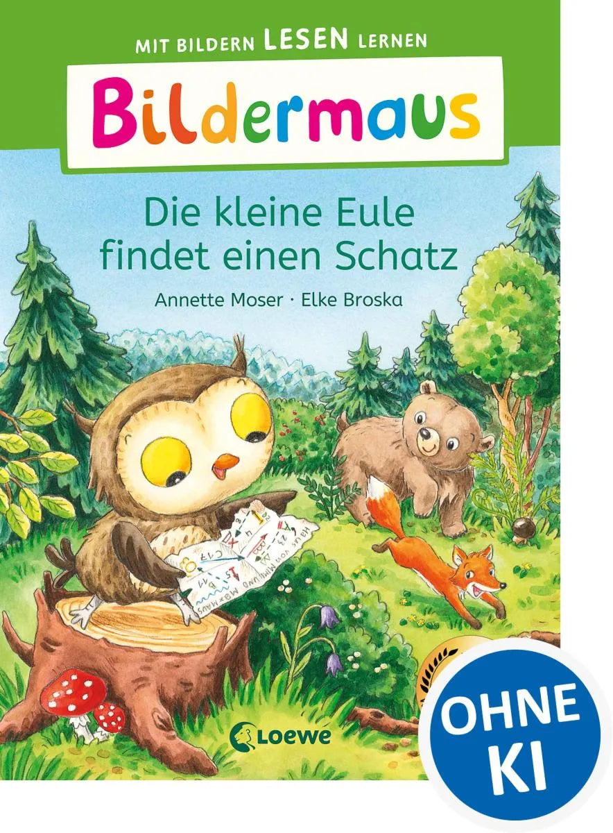 Cover: Bildermaus - Die kleine Eule findet einen Schatz (E-Book) von Annette Moser