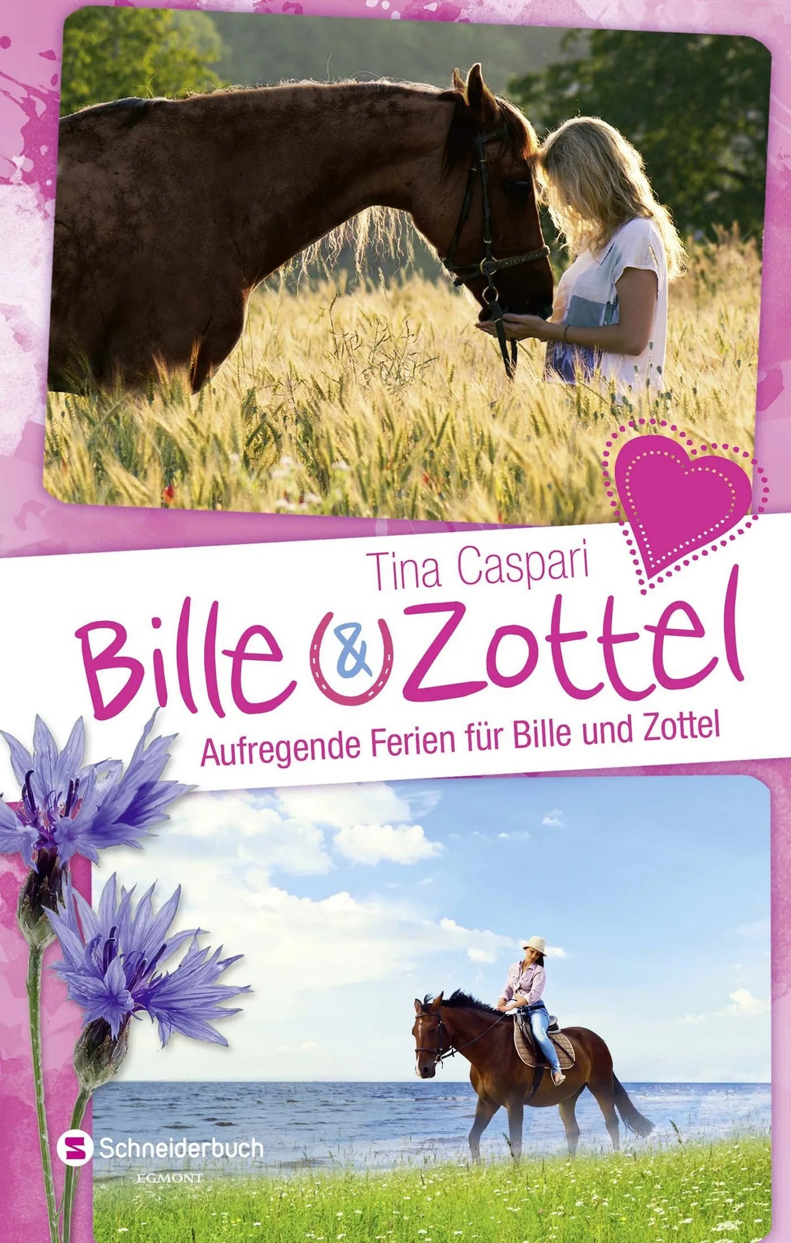 Buchcover von 'Bille und Zottel - Aufregende Ferien für Bille und Zottel' - Gebundene Ausgabe von Tina Caspari
