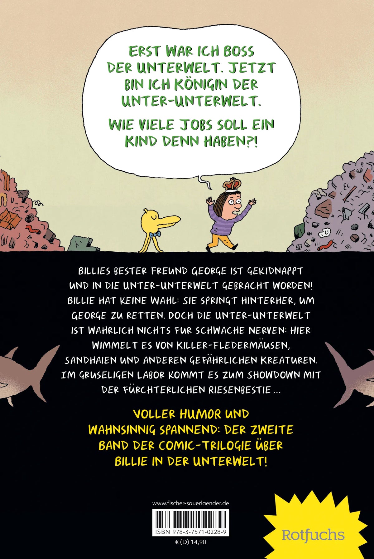 Rückseite: Billie, Boss der Unterwelt (Hardcover)