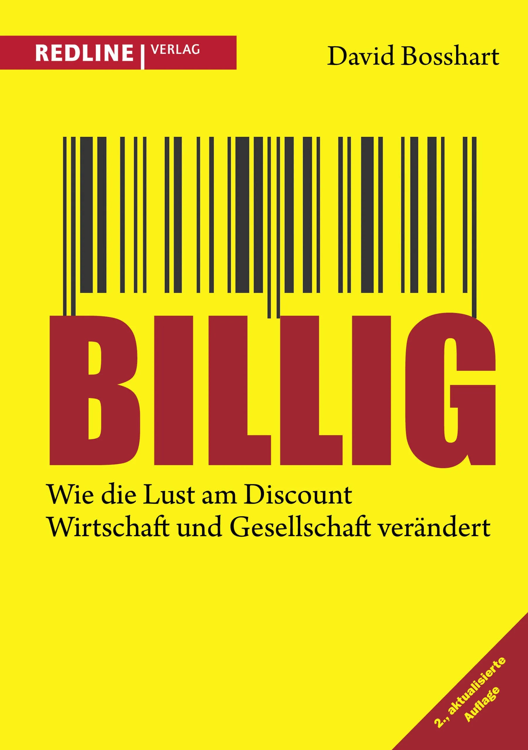 Buchcover von 'Billig' - Taschenbuch von David Bosshart