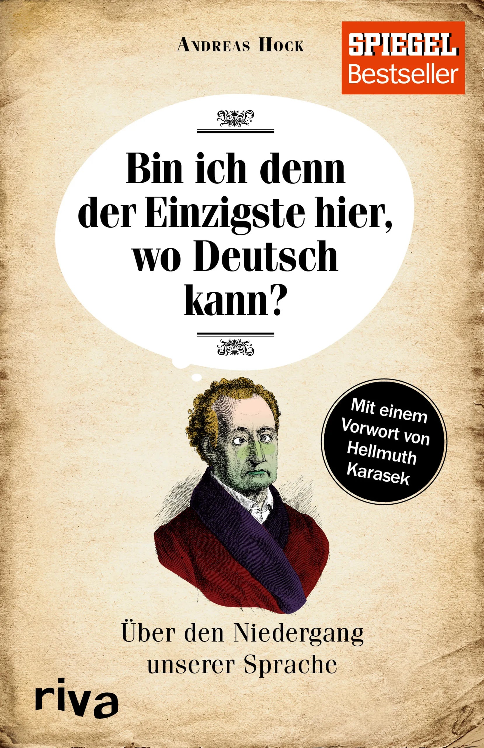 Buchcover von 'Bin ich denn der Einzigste hier, wo Deutsch kann?' - Taschenbuch von Andreas Hock
