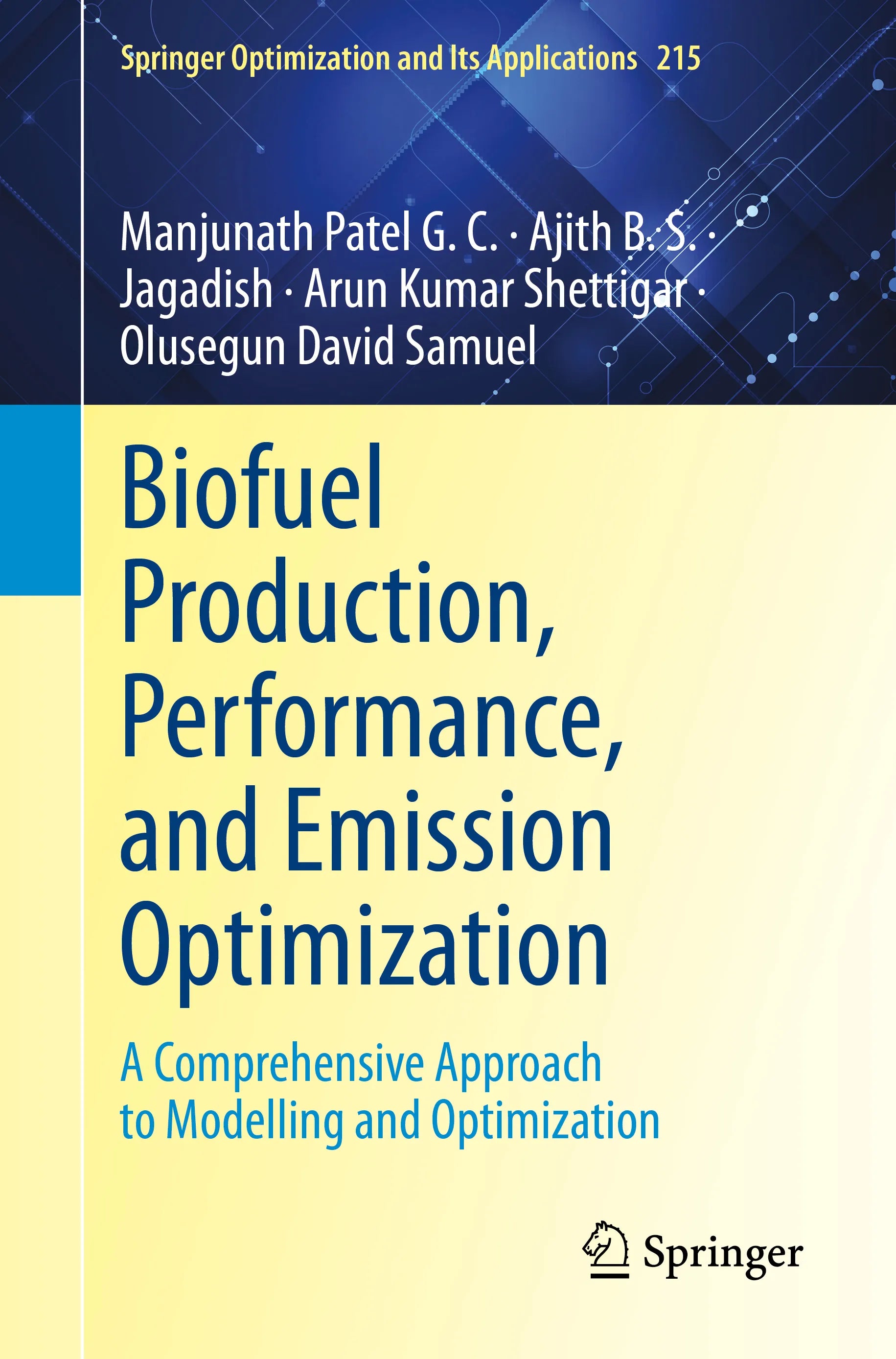 Cover: Biofuel Production, Performance, and Emission Optimization (E-Book) von Manjunath Patel G. C.