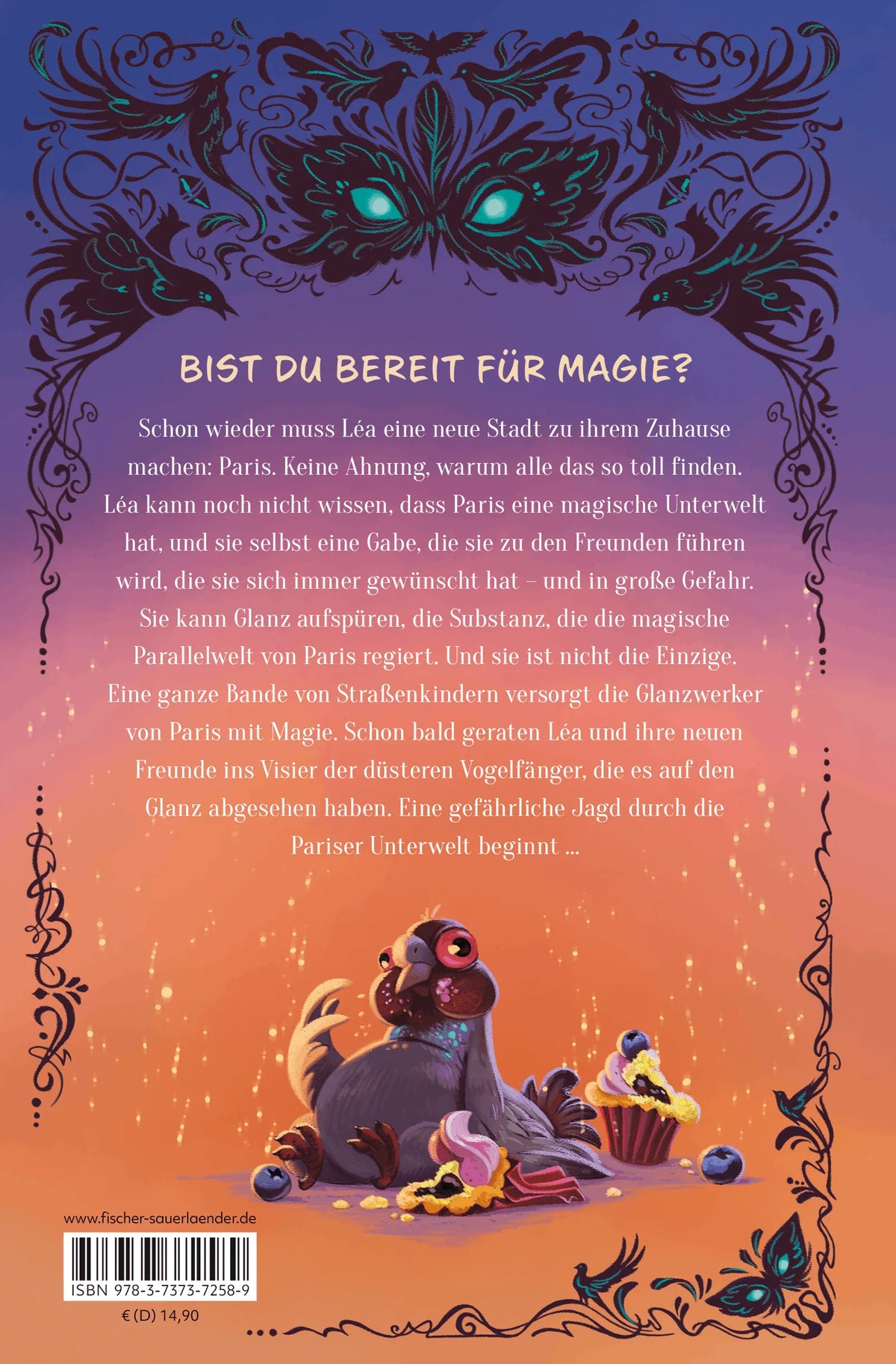 Rückseite: Birds of Paris – Das magische Pendel (Hardcover)