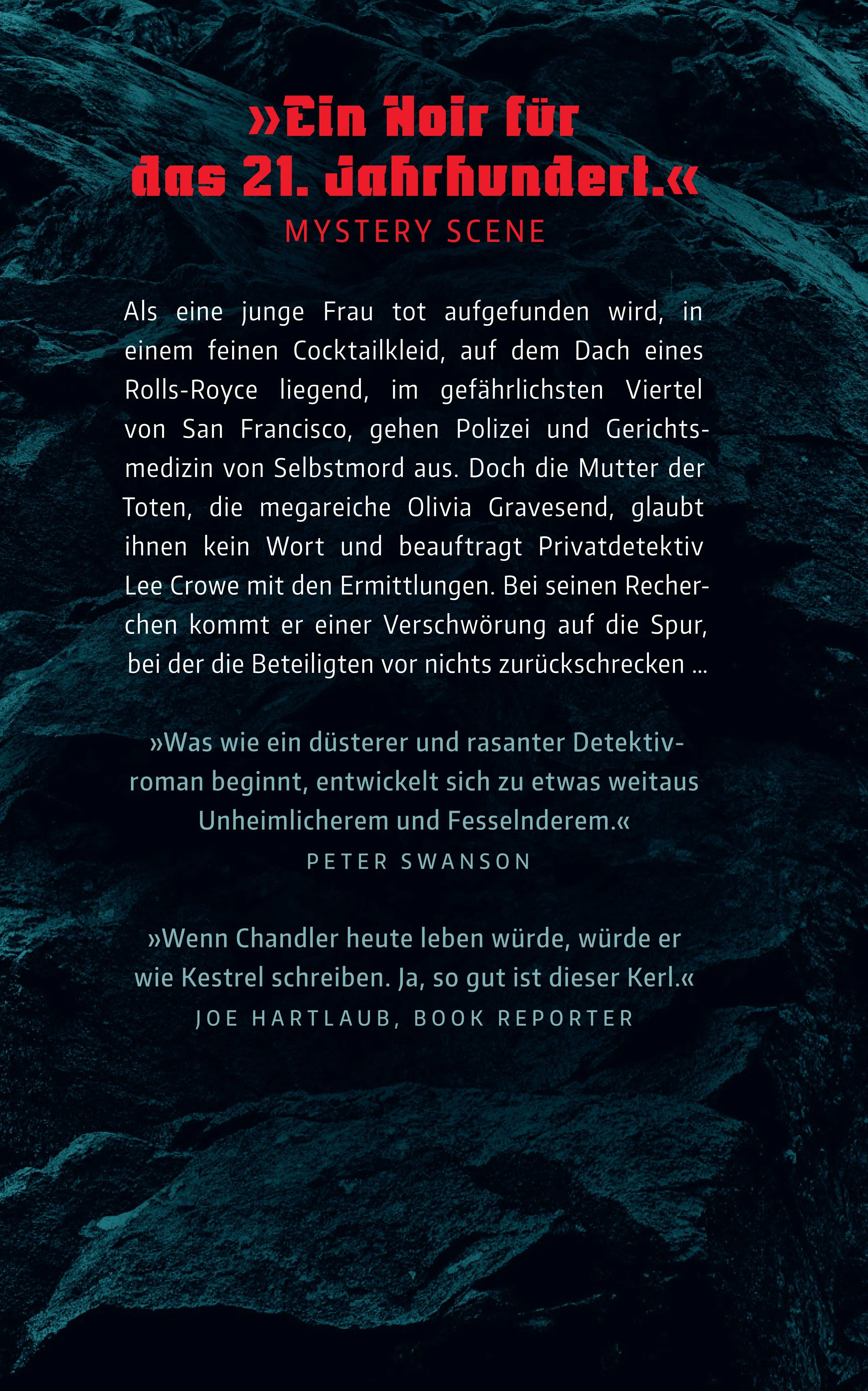 Buchrückseite von 'Bis in alle Endlichkeit' mit Klappentext - Gebundene Ausgabe