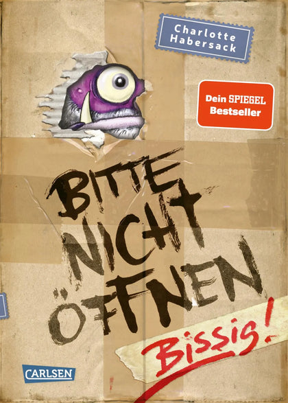 Cover: Bitte nicht öffnen 1: Bissig! (Hardcover) von Charlotte Habersack