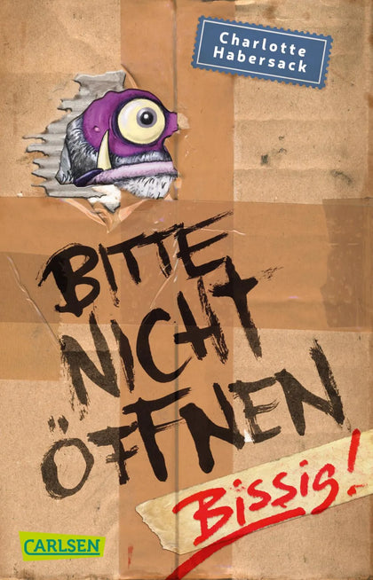 Buchcover von 'Bitte nicht öffnen 1: Bissig!' - Taschenbuch von Charlotte Habersack