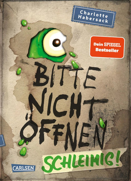 Cover: Bitte nicht öffnen 2: Schleimig! (Hardcover) von Charlotte Habersack