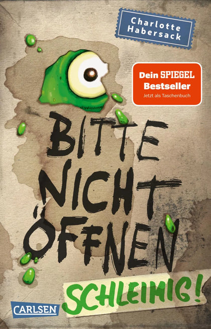 Buchcover von 'Bitte nicht öffnen 2: Schleimig!' - Taschenbuch von Charlotte Habersack