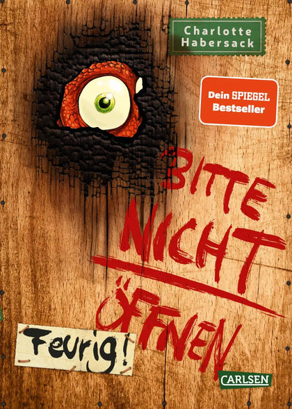 Cover: Bitte nicht öffnen 4: Feurig! (Hardcover) von Charlotte Habersack
