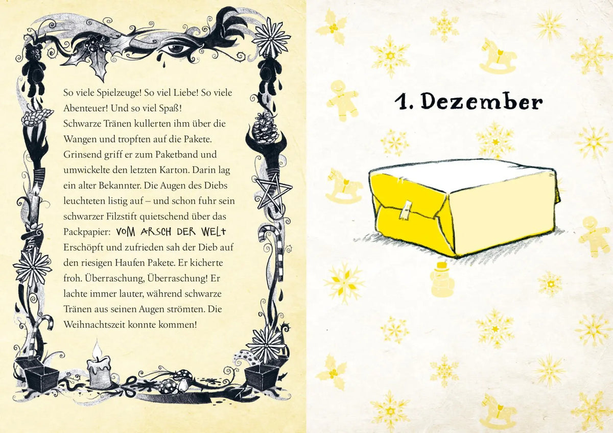 Detailansicht: Bitte nicht öffnen: Das Adventskalenderbuch (Hardcover)