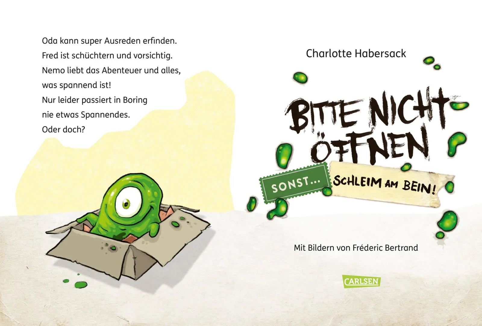 Produktansicht: Bitte nicht öffnen, sonst ... 2: Schleim am Bein! (Gebundene Ausgabe)