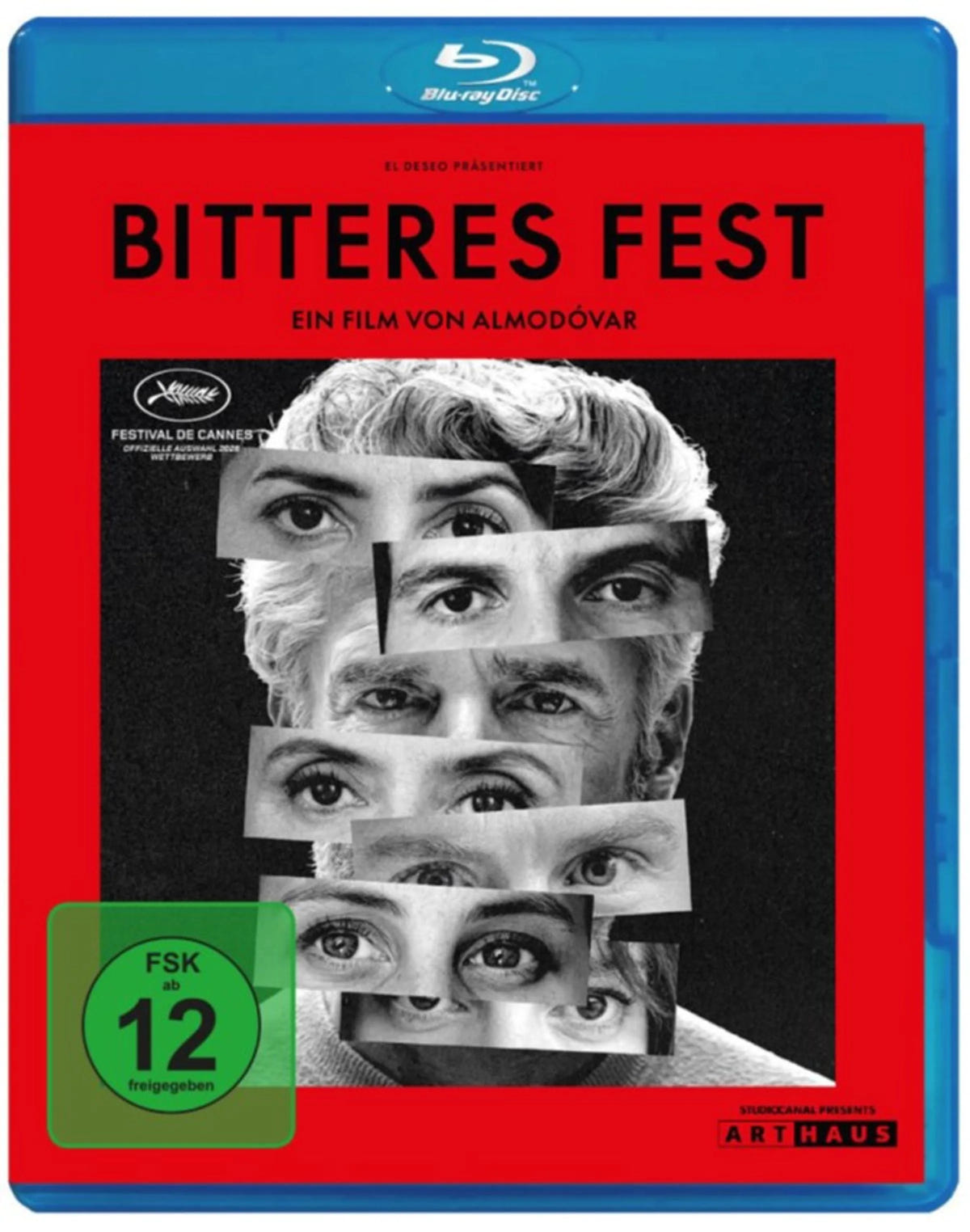 Blu-ray-Cover: Bitteres Fest. Regie: Pedro Almodovar
