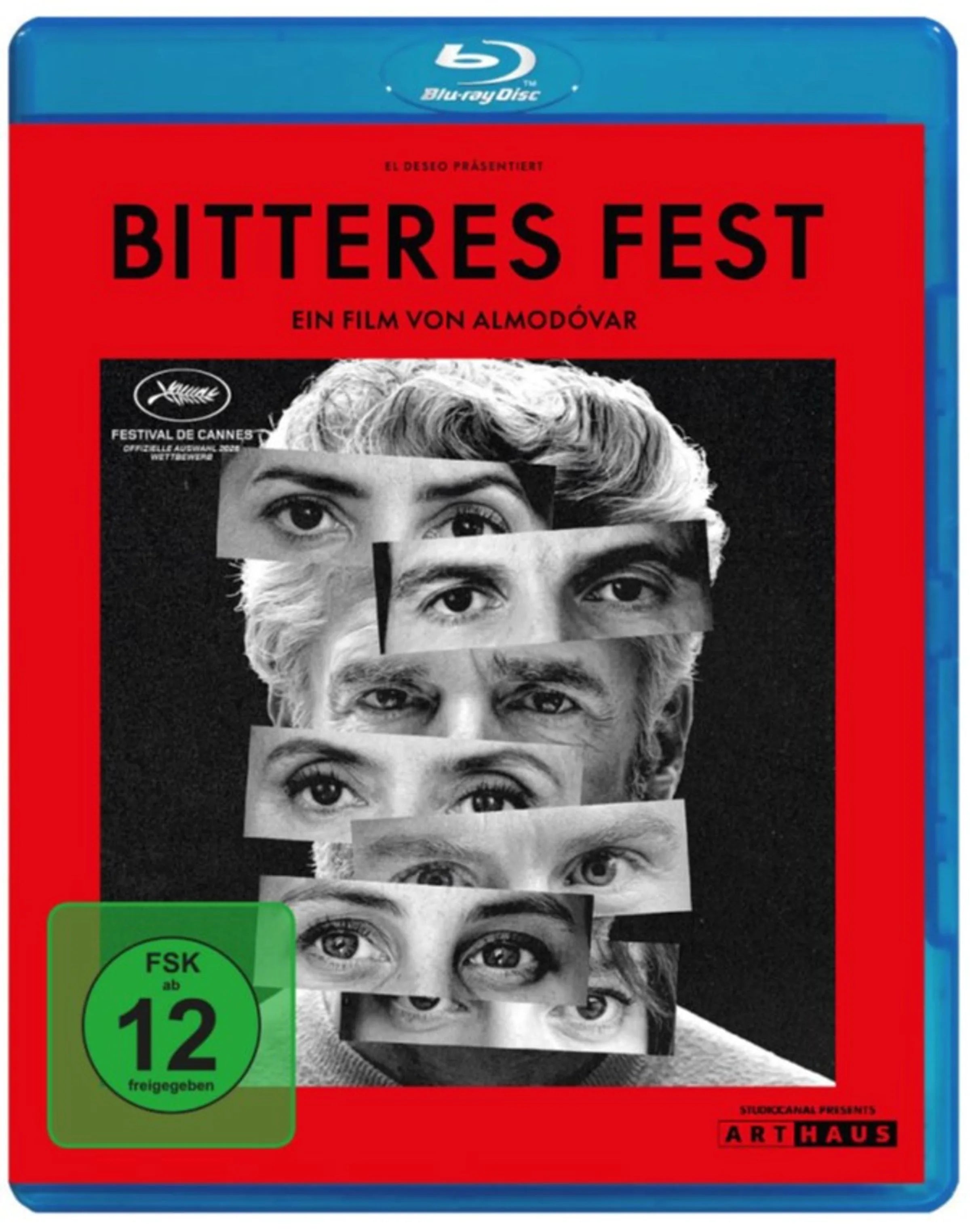 Blu-ray-Cover: Bitteres Fest. Regie: Pedro Almodovar