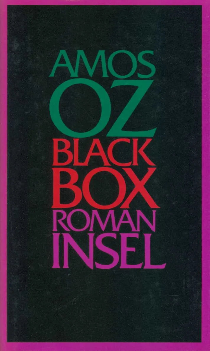 Buchcover von 'Black Box' - Gebundene Ausgabe von Amos Oz