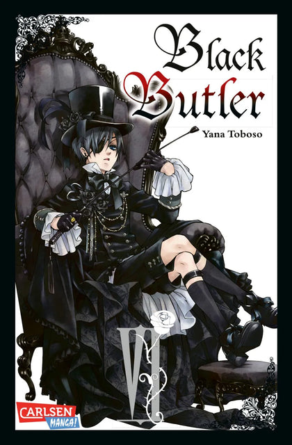 Cover: Black Butler 6 (Taschenbuch) von Yana Toboso
