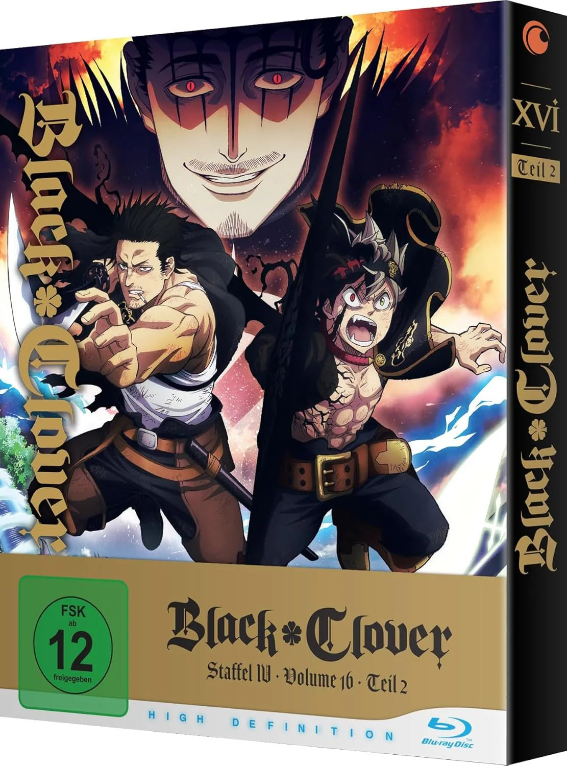 Blu-ray-Cover: Black Clover - Staffel 4 - Vol. 2. Regie: Tatsuya Yoshihara