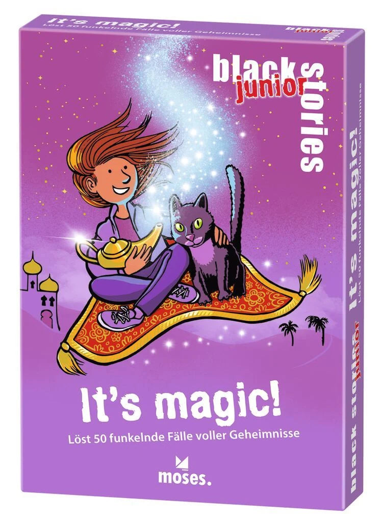 Krimispiel: black stories junior It´s magic