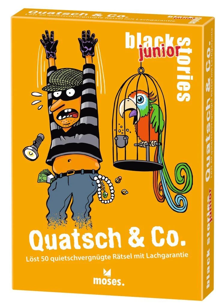 Krimispiel: black stories junior Quatsch & Co.