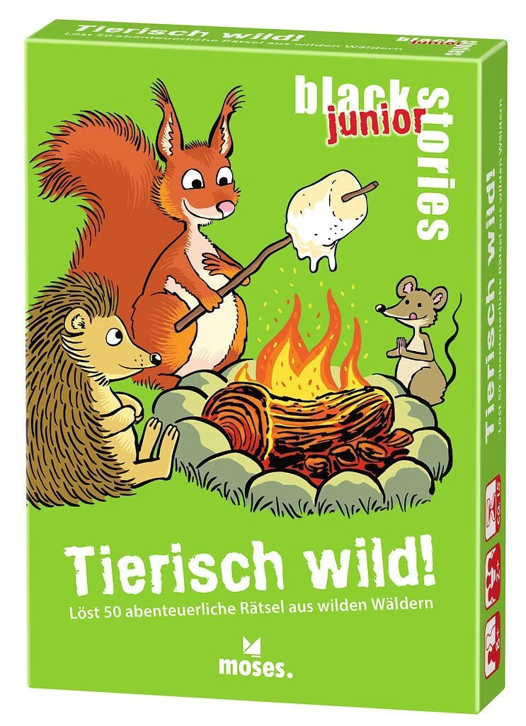 Krimispiel: black stories junior Tierisch wild!