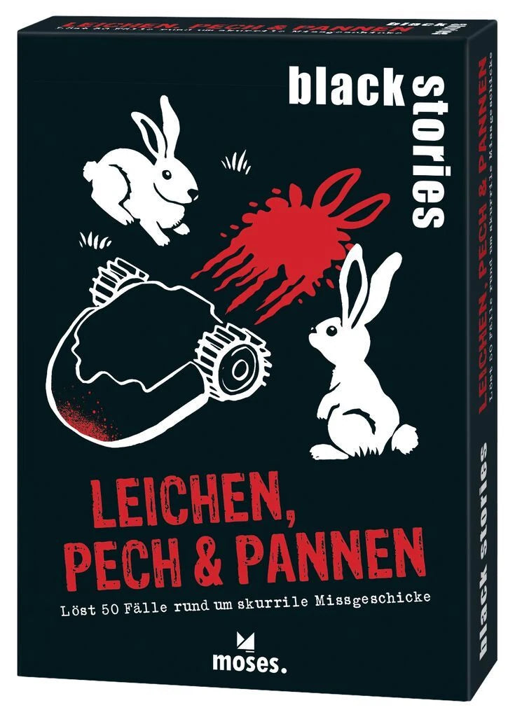 Krimispiel: black stories Leichen, Pech & Pannen