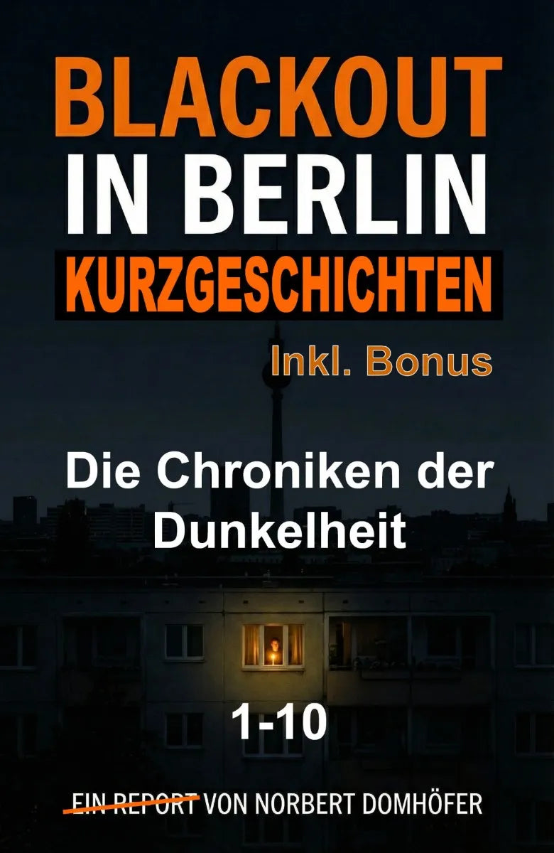 Cover: Blackout in Berlin - Kurzgeschichten 1-10 (E-Book) von Norbert Domhöfer