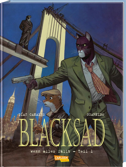 Buchcover von 'Blacksad 6: Wenn alles fällt – Teil 1' - Gebundene Ausgabe von Juan Díaz Canales